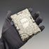 1903 British antique sterling silver card case, 95g, John Rose