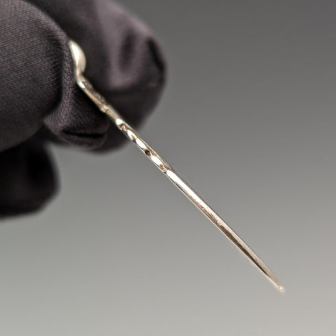 1900年頃 英国アンティーク 純銀製アルバートチェーン 52g 純銀メダルフォブ