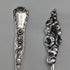 Circa 1900 American antique pure silver souvenir spoons x 6, teaspoon size, total weight 115g