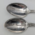 Circa 1900 American antique pure silver souvenir spoons x 6, teaspoon size, total weight 115g