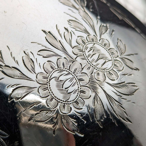 Antique British silver plate Bachelor coffee pot, circa 1885, Mappin Brothers
