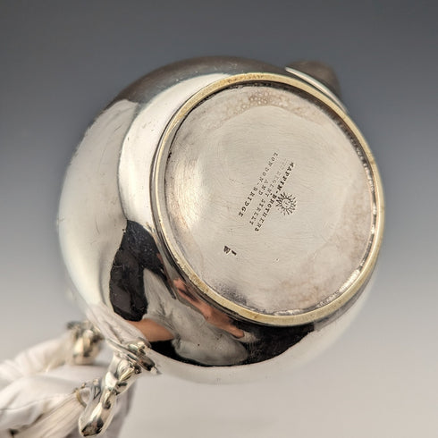 Antique British silver plate Bachelor coffee pot, circa 1885, Mappin Brothers