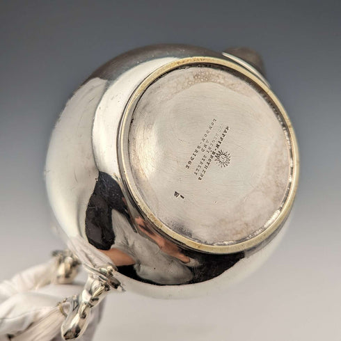 Antique British silver plate Bachelor coffee pot, circa 1885, Mappin Brothers