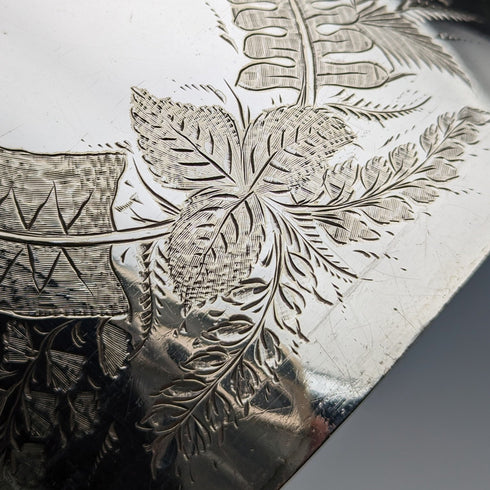 Circa 1900 British antique silver plate tea set, 3 piece set