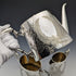 Circa 1900 British antique silver plate tea set, 3 piece set