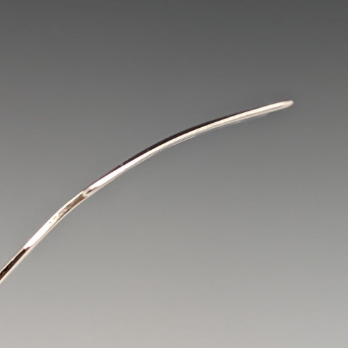 1806 British Georgian antique sterling silver tea caddy spoon