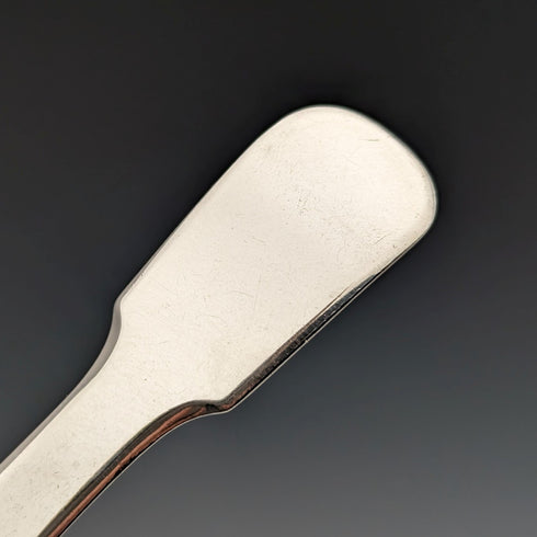 1863年 英国アンティーク 純銀製 ティーキャディースプーン George Unite