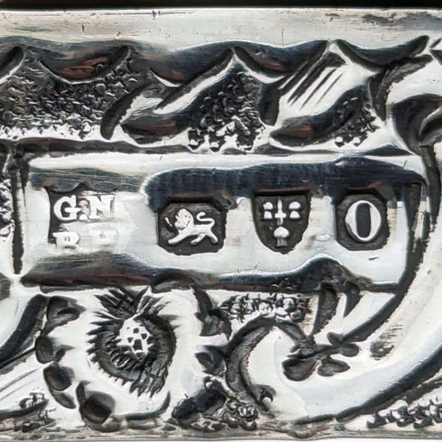 1897 年英國古董純銀方盒 60 克 George Nathan & Ridley Hayes