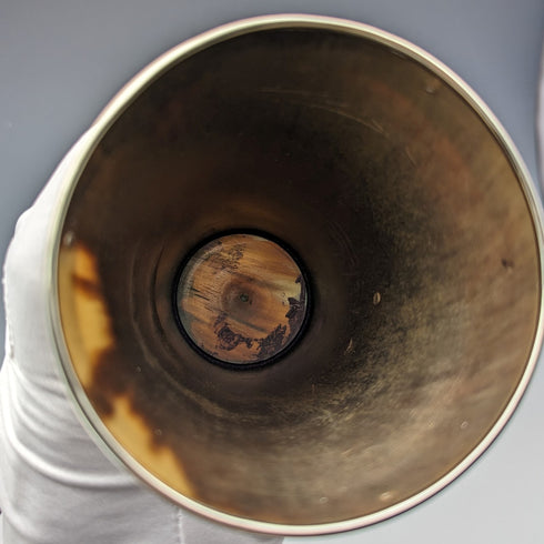 1900年頃 英国アンティーク ホーン製 ビーカーカップ ペア