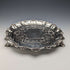 1846年 英国アンティーク 純銀製サルヴァ カードトレイ 直径23cm 396g George Frederick Pinnell