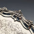 1846年 英国アンティーク 純銀製サルヴァ カードトレイ 直径23cm 396g George Frederick Pinnell