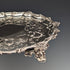 1846 British antique sterling silver Salva card tray, diameter 23cm, 396g, George Frederick Pinnell