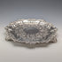 1829 British antique sterling silver Salva card tray, diameter 25cm, 560g, John & William Barnard