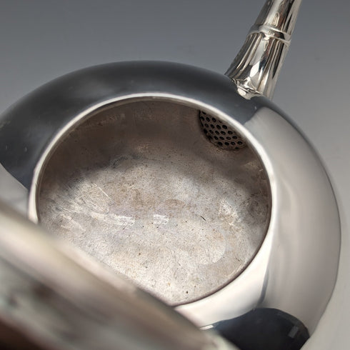 20世紀前半 英国ヴィンテージ シルバープレート製 バチェラーティーポット