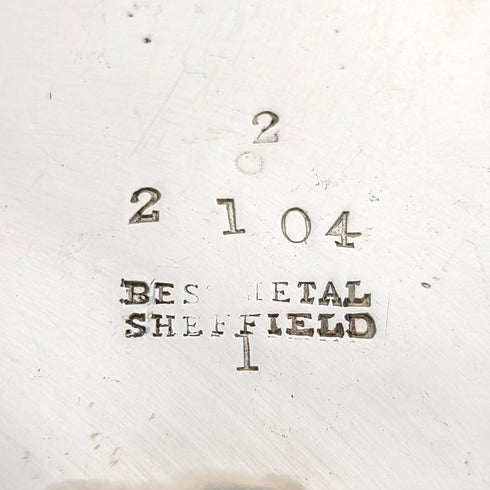 20世紀前半 英国ヴィンテージ シルバープレート製 バチェラーティーポット