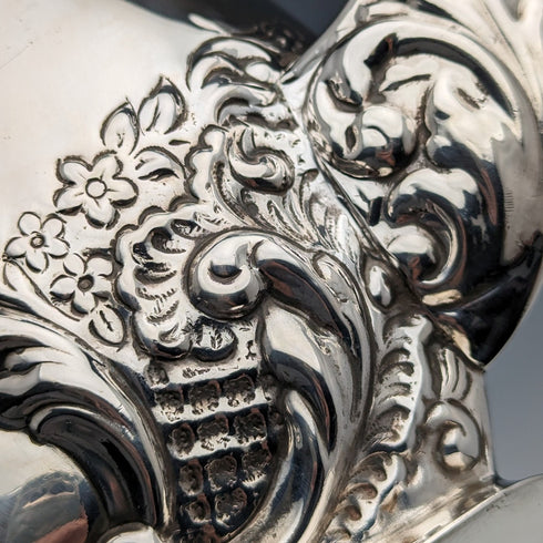 Early 20th century British vintage silver plate tea set, 3 piece set