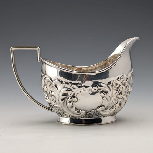 Early 20th century British vintage silver plate tea set, 3 piece set