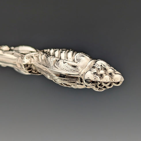 1860年頃 英国アンティーク 純銀ハンドル カトラリー4ペア Harrison Brothers&Howson