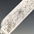 Circa 1830 British antique sterling silver handled fruit cutlery, 6 pairs, Aaron Hadfield, with tray