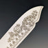 Circa 1900 British antique white mother-of-pearl handle dessert cutlery set of 6 pairs in wooden box