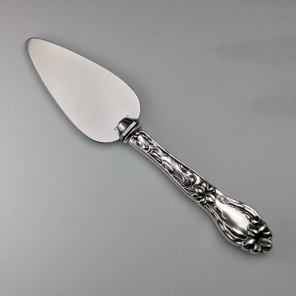 1910年頃 米国アンティーク 純銀製ハンドル 小型ケーキスライサー