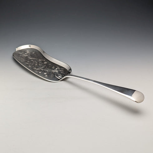 1868年 英国アンティーク シルバープレート製 クラムキャッチャー Elkington