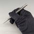 British Vintage Yard O' Red Rolled Silver Push-Pull Pencil