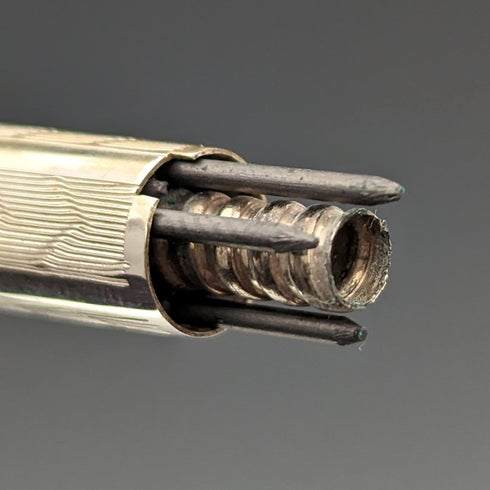 1952 年英國 Yard O' 紅色純銀自動鉛筆,附盒子和文件