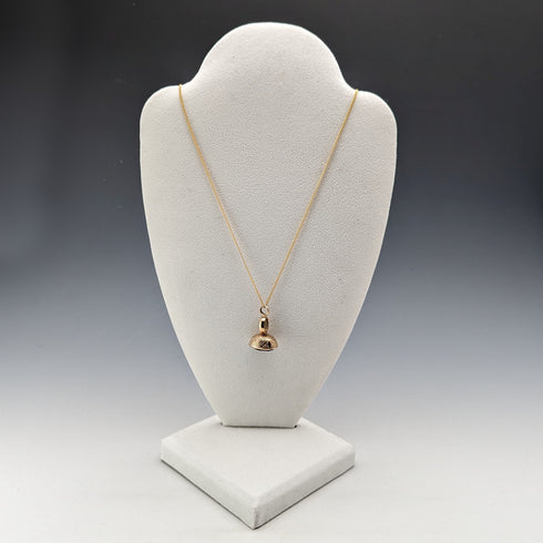 20 世紀初 8 克拉黃金與紫色寶石項鍊