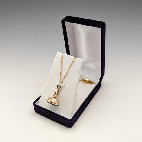 20 世紀初 8 克拉黃金與紫色寶石項鍊