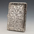 1893 British antique double-sided sterling silver card case with accordion pocket, 126g, Sampson Mordan