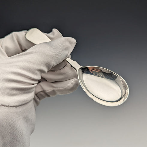 1829年 英国アンティーク 純銀製 ティーキャディースプーン John, Henry&Charles Lias