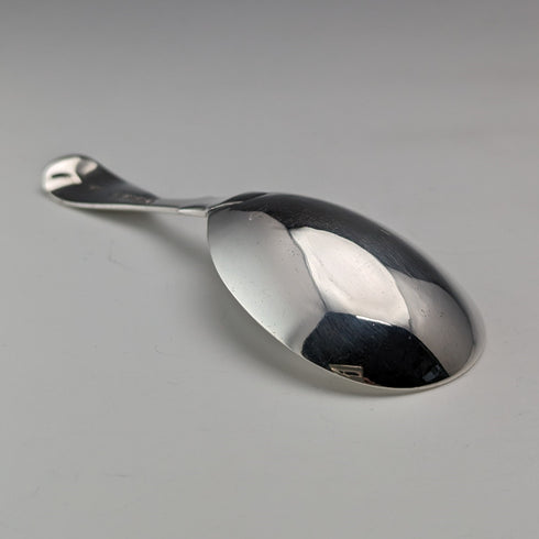 1850年 英国アンティーク 純銀製 ティーキャディースプーン Chawner&Co