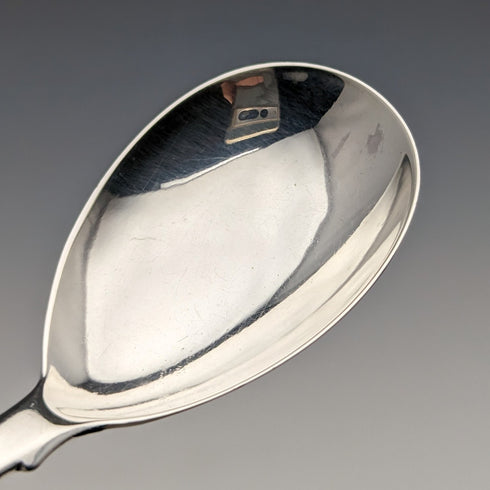 1850年 英国アンティーク 純銀製 ティーキャディースプーン Chawner&Co