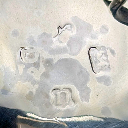 1755 British antique sterling silver cream jug 75g Daniel Shaw