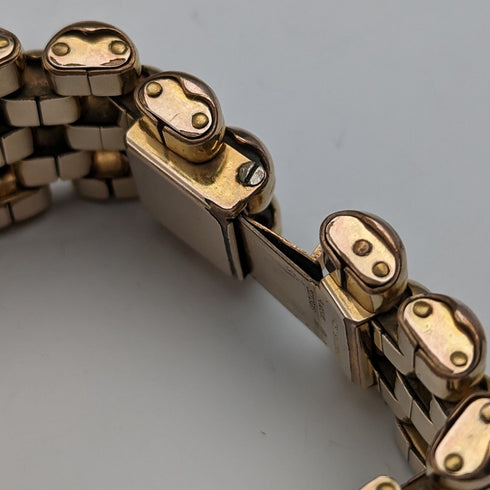 瑞士復古鍍金豹紋手鍊