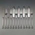 Antique British silver plate cutlery set of 6 by Allen & Darwin