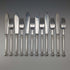 Antique British silver plate cutlery set of 6 by Allen & Darwin