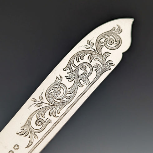 英國古董鍍銀餐具 6 對套裝 Allen & Darwin