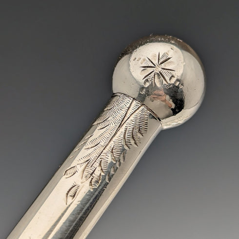 英国アンティーク シルバープレート カトラリー6ペアセット Allen & Darwin