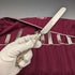 Antique British silver plate dessert cutlery set of 6, circa 1865
