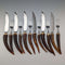 Vintage British Antler Handle Dinner Cutlery Set of 6 Pairs RF MOSLEY