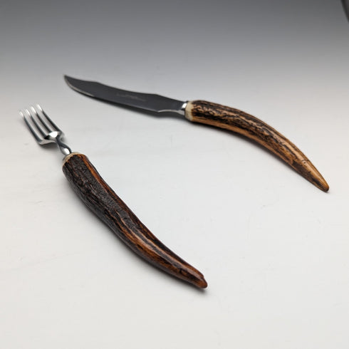 英國復古鹿角柄晚餐餐具 6 對套裝 RF MOSLEY