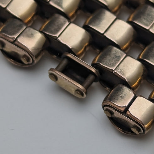 瑞士復古鍍金豹紋手鍊