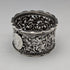 1897 British antique sterling silver openwork napkin ring, 27g, Thomas Hayes