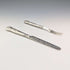 1890 British antique sterling silver dessert cutlery pair 67g Walker & Hall