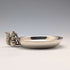 Vintage British silver plate squirrel decorated nut dish M&R