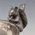 Vintage British silver plate squirrel decorated nut dish M&R