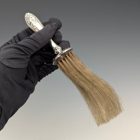 1901年 英国アンティーク 純銀ハンドル ハットブラシ Walker&Hall