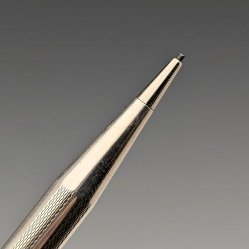 英国ヴィンテージ ライフロング 純銀製 推進式シャープペンシル